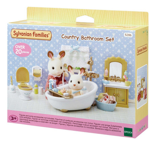 Sylvanian Families Set De Baño De Campo Completo Muebles Ax®