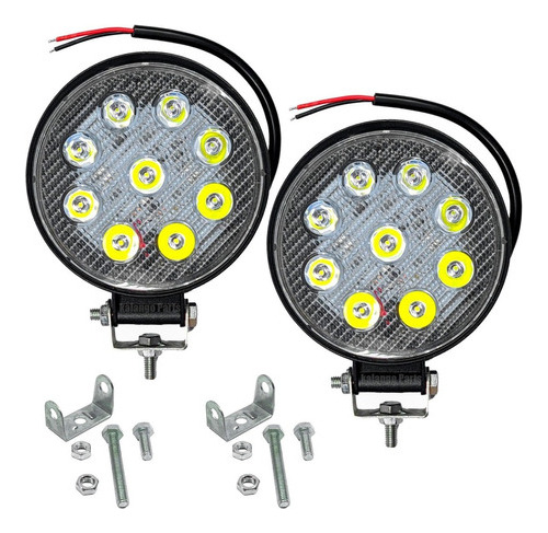 Farol De Milha Para Kombi Top 9 Leds 27w 2090 Lm Novo 12/24v