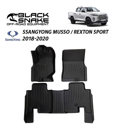 Pisos Calce Perfecto Ssangoyong Musso / Rexton    2018-2022