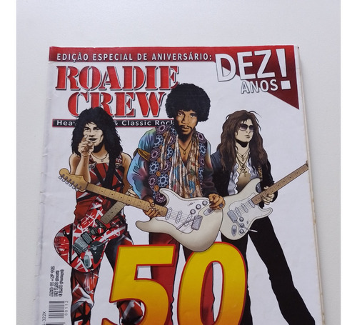 Revista Roadie Crew Especial Dez Anos 50 Guitarristas Y570