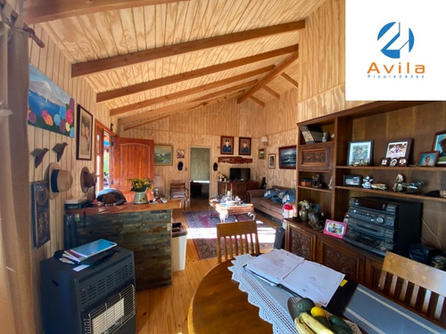 Pucón Terreno 553 M2 C/ Casa 88m2 Sector Quelhue Cod.vtin067