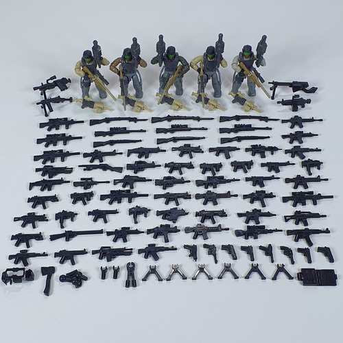 Call Of Duty Mega Construx Atlas Lote Armas Rifle Metralleta 200 (Usado)