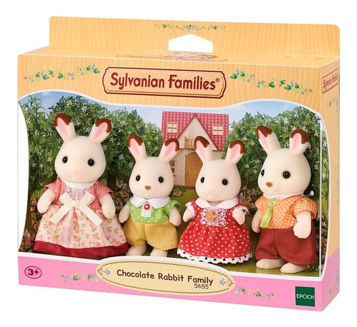 Muñecos De Familia Conejos Chocolate Sylvanian Families Febo