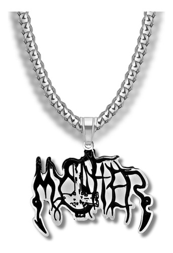 Collar Para Hombre Y Mujer Con Dije Banda De Metal Mystifier