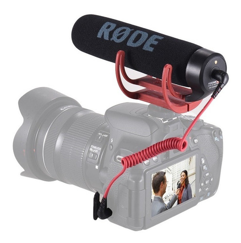 Imagen 3 de 10 de Micrófono Rode Videomic Go Boom Direccional Camara - Plus