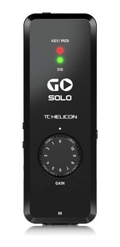 Interfaz De Audio Móvil Tc Helicon Go Solo