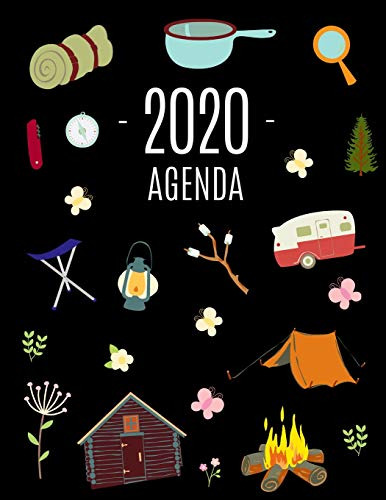 Camping Agenda 2020: Planificador Semanal | 52 Semanas Enero