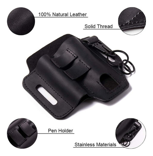 Nuevo Funda Multiherramienta, Funda De Cuero Edc For Hombre