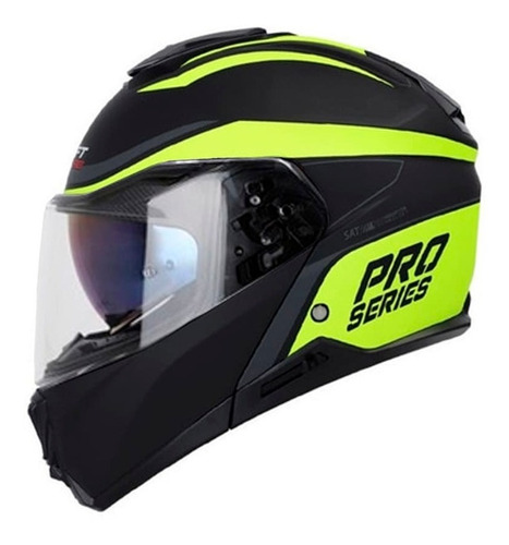 Casco Shaft Pro 4100dv Legend Negro Amarillo