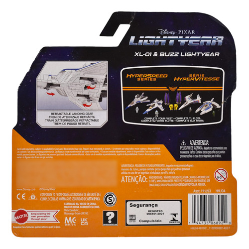 Disney Lightyear Nave Xl-01 Buzz Lightyear Mattel Da