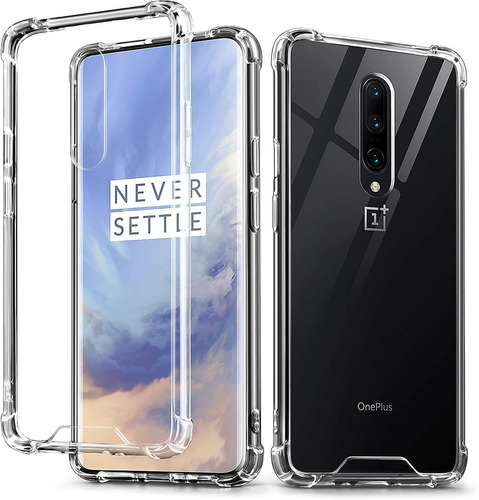 Funda Para Oneplus 7 Pro  Idweel Crystal Clear Suave Tpu Tra