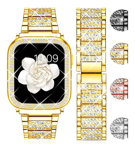 Dabaoza Para Apple Watch Band Funda Correa Cristal Elegante