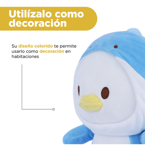 Miniso Peluche Disney Donald Disfrazado De Tiburón Felpa 22x