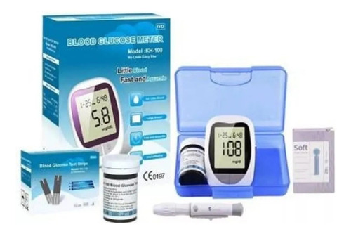 Glucometro Digital Medidor De Glicemia + Oximetro Pulsometro