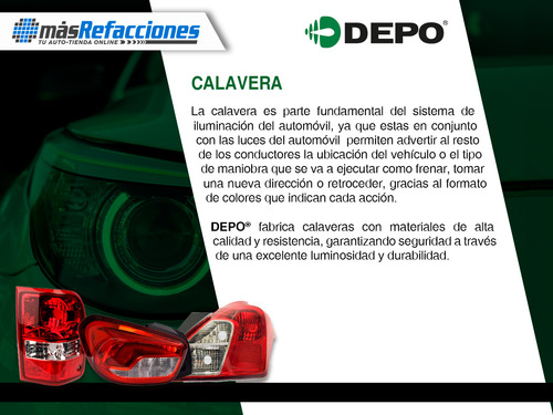 Par Calaveras Mazda Cx7 2010 - 2012 Con Focos Depo Rxc