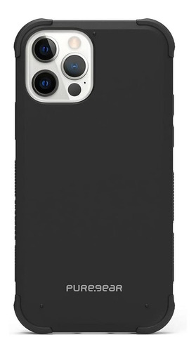 Funda Para iPhone 12/ 12 Pro Puregear Dualtek Grado Militar Color Negro Dualteck