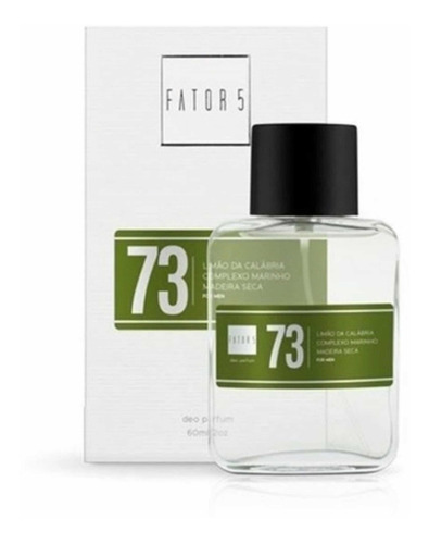 Perfume Masculino Fator 5 Nº 73 - 60ml