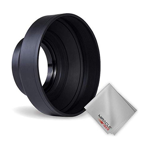 Ze Lh52 soft Rubber Lens Hood Color Negro