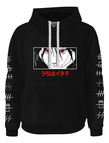 Hoodie Buzo Buso Saco Anime Akatsuki Itachi Uchiha  Naruto