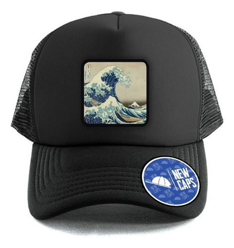 Gorra Trucker La Gran Ola De Kanagawa #a16