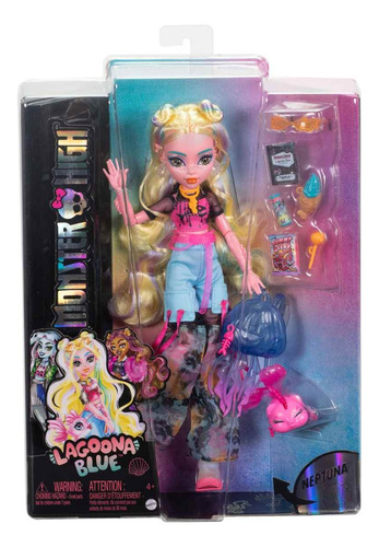 Monster High Muñeca Lagoona Look Para Niñas (Usado)