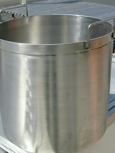 Imagen 2 de 2 de Olla En Acero Inoxidable Cap. 55lt.