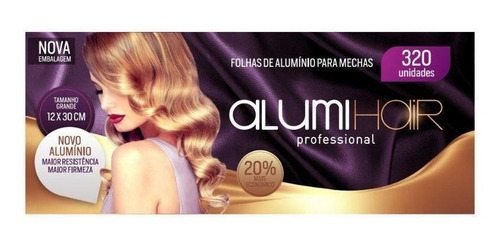 Kit 5 Papel Aluminio Para Mechas Alumi Hair 12x30cm 320 F
