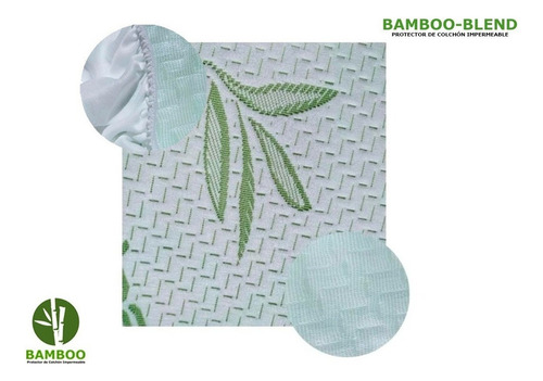 Mattress Cover Matrimonial Size Bamboo Prem Anti-acaros