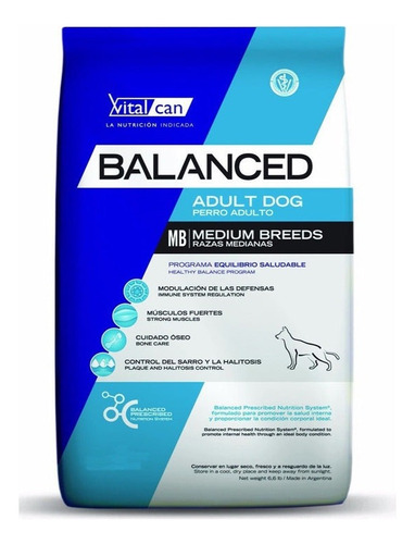 Balanced Adulto Raza Mediana 20 Kg +regalo