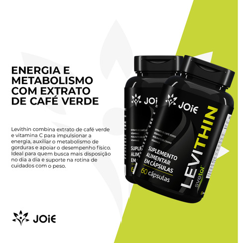 Levithin - Svetol Extrato Café Verde + Vitamina C 600mg Sem Sabor