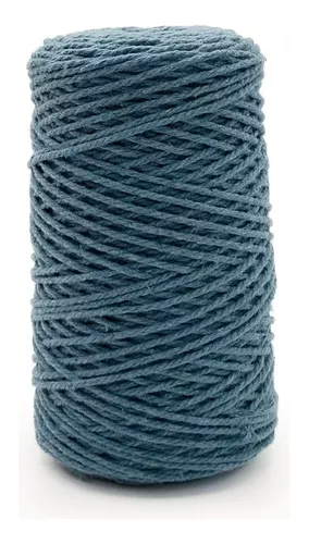 Cuerda para Macrame 2mm 500gr Azul Oxford – MAKRAMA_MX