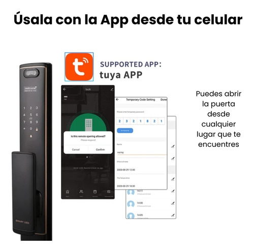 Cerraduras Inteligentes Premium Con Video Intercomunicador