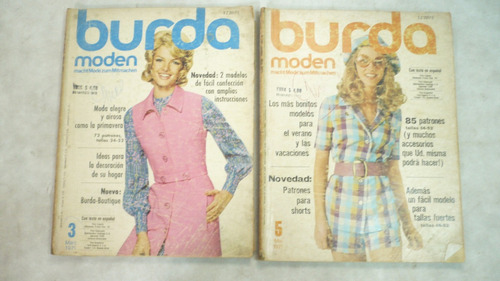 Revista Burda Moden Machtmodezunmitmachen Año 1971