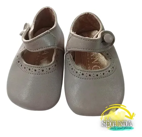 Zapatos Nanos Bebe Ni a Gris Ballerina. La Segunda Bazar Cuotas