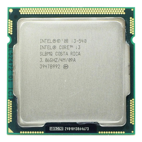 Processador Intel Core I3-540, Slbtd, 2 Núcleos, 3.06ghz