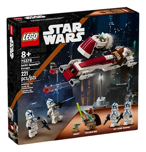 Blocos De Montar Lego Star Wars Fuga Do Speeder Barc 75378