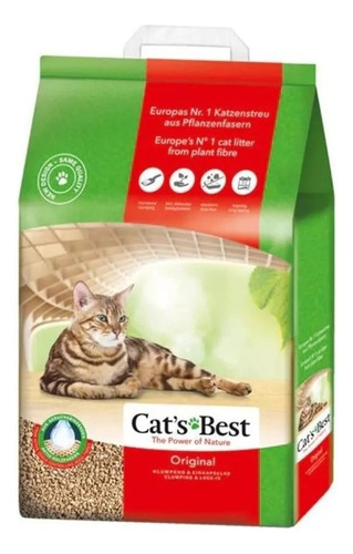 Arena Para Gato Biodegradable Cats Best 5.2 Kg