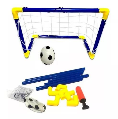 Kit Futebol Menino Gol Golzinho Mini Infantil Mini Trave Rede Bola fret  gratis