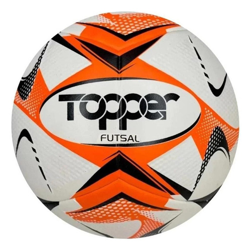 Bola Futsal Topper Colorful Laranja 2023 - Pvc 62-64cm