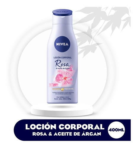 Crema Corporal Nivea Rosas & Aceite De Argán 400 Ml