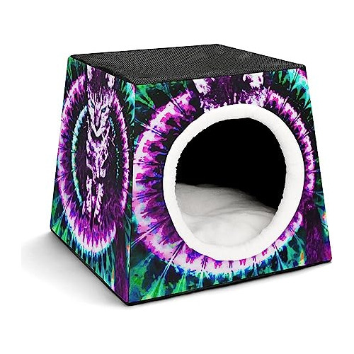 Colorful Kitten Dog House Cat Tent Durable Waterproof For Pe