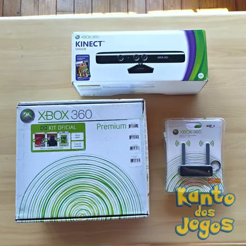 Kit Oficial Xbox 360 com Kinect