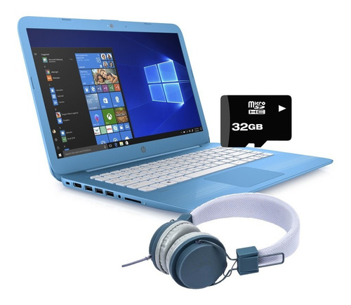 Laptop Hp Stream 14 Intel Dual Core Ssd 32gb Ram 4gb + Kit