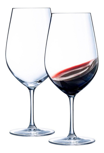 Set 6 Copas Vino Tinto Cristal Sequence Luminarc 740ml Jumbo