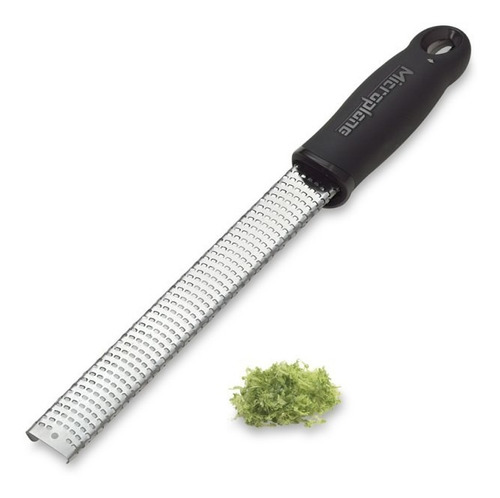 Imagem 1 de 5 de Ralador Em Aço Inox Classic Zester Microplane Cor Preta
