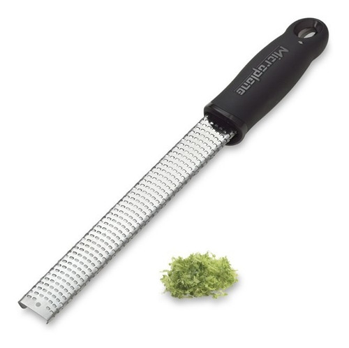 Ralador Em Aço Inox Classic Zester Microplane Cor Preta