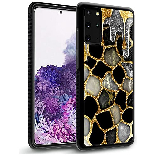 Funda Para Samsung Galaxy S20 Fe 5g Dorado Plata Leopardo Ma