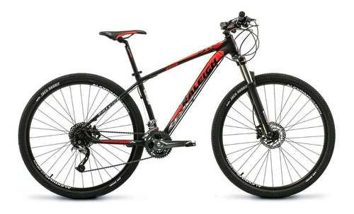 Mountain bike Raleigh Mojave 5.0 R29 17" 27v frenos de disco hidráulico cambios Shimano Alivio M4000 y Shimano Alivio M4000-SGS color negro/naranja mate  