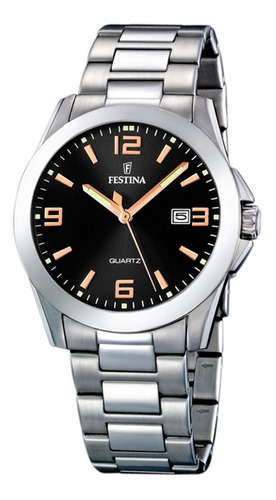 Reloj F16376/6 Festina Hombre Acero Clasico