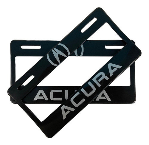 Par De Portaplacas Acura Tipo Europeo Ancho Se